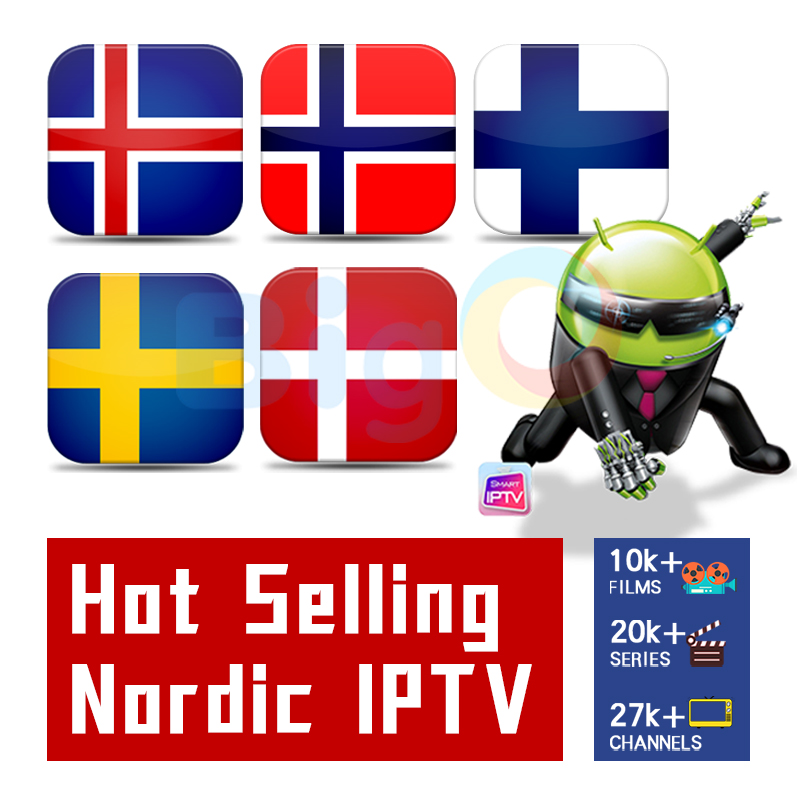 12Month IPTV Nordic Channel Package | Norway Sweden Israel